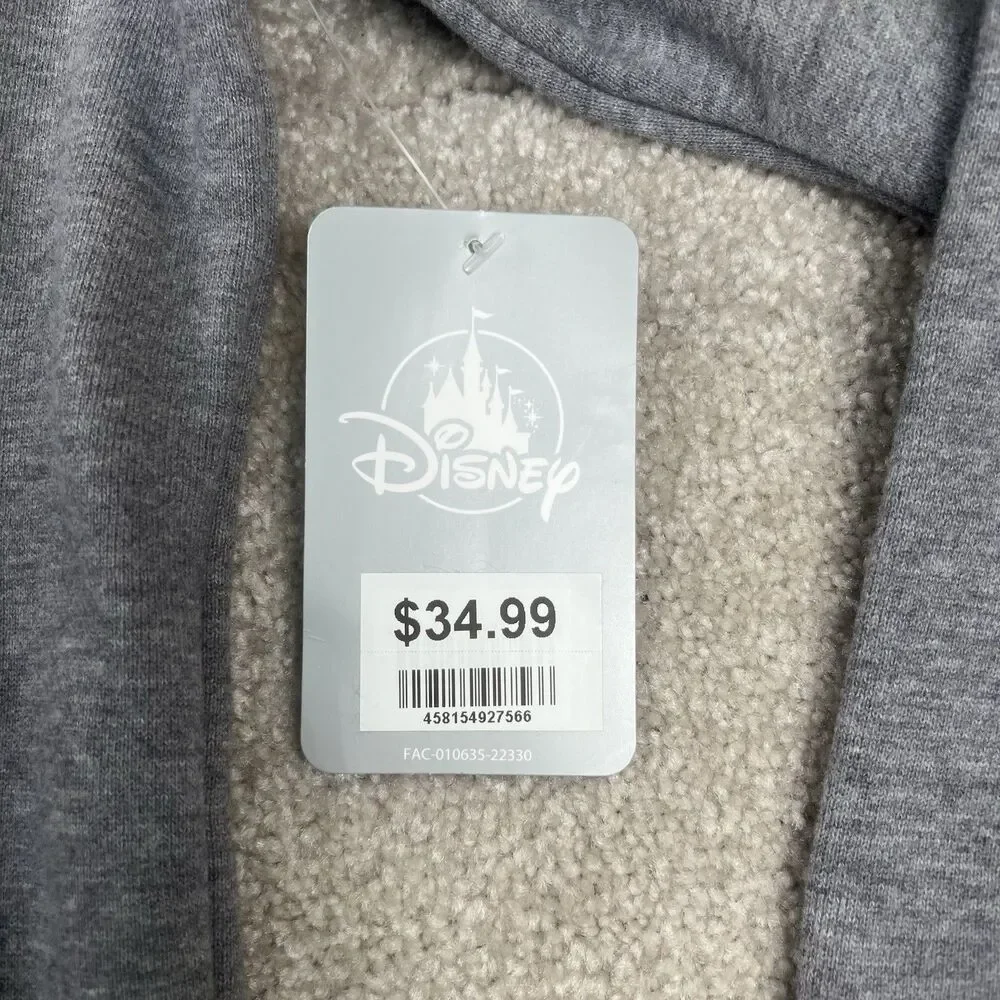 Disney Store Kids Gray Mickey Mouse‎ Sweatshirt Cotton Pullover Size Large